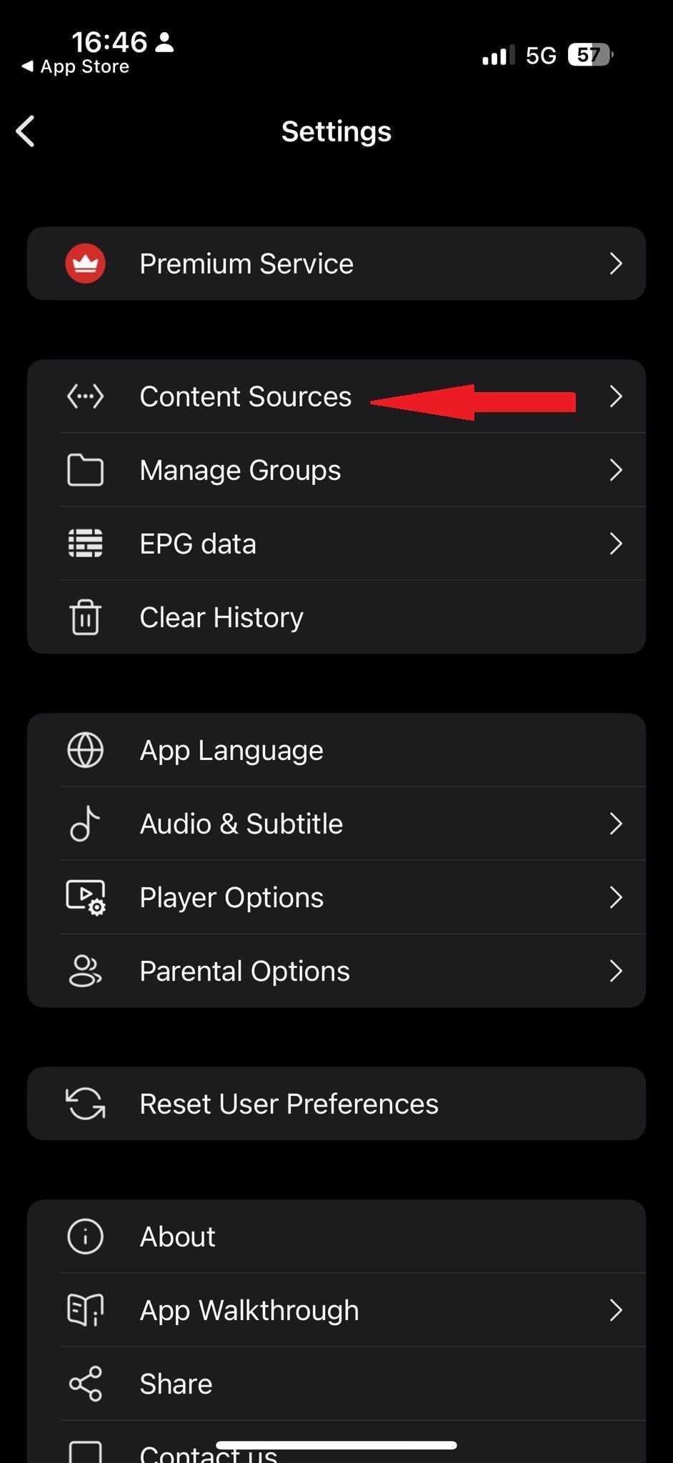 Step 2 - Content Sources